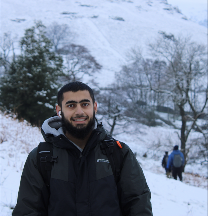 Zain Mobarik hiking